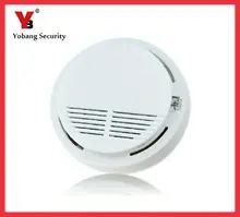 Yobang Security-Smoke Detector Fire Alarm Sensor Monitor for Home Security Photoelectric Smoke Alarm Independent Smoke Sensor