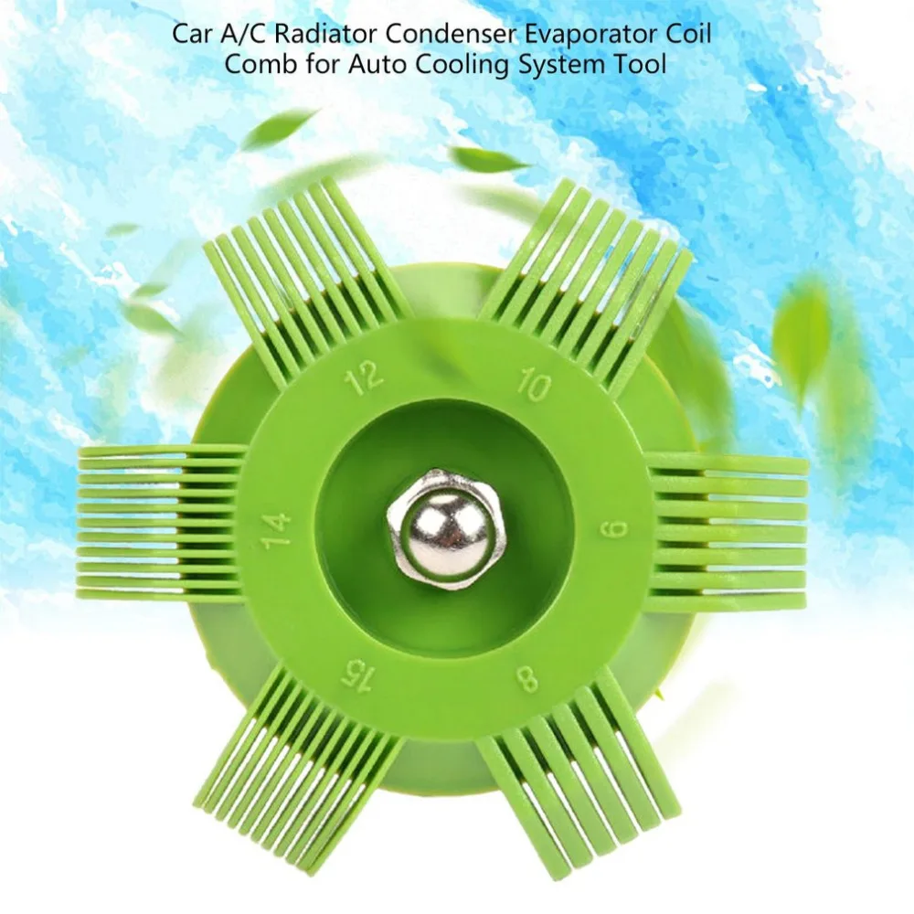 Newest Universal Plastic Car A/C Radiator Condenser Evaporator Fin