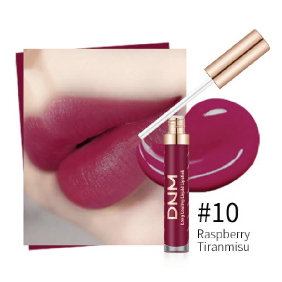 

1Pcs Sexy Raspberry Tiranmisu Matte Lipgloss Sexy Liquid Lip Gloss Matte Long Lasting Waterproof Cosmetic Beauty Makeup Lipgloss
