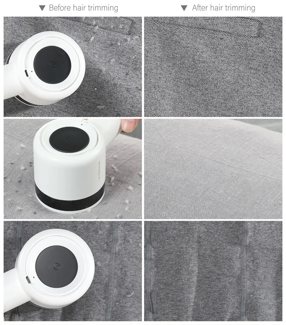Xiaomi Deerma переносное средство для удаления ворса волос мяч триммер для удаления свитера 7000р/мин триммер с двигателем скрытый волос липкая трубка