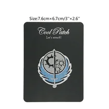 Игры братьев стали вышитый логотип Косплэй утюг на патч эмо готика панк рокабилли пользовательских Патч доступен