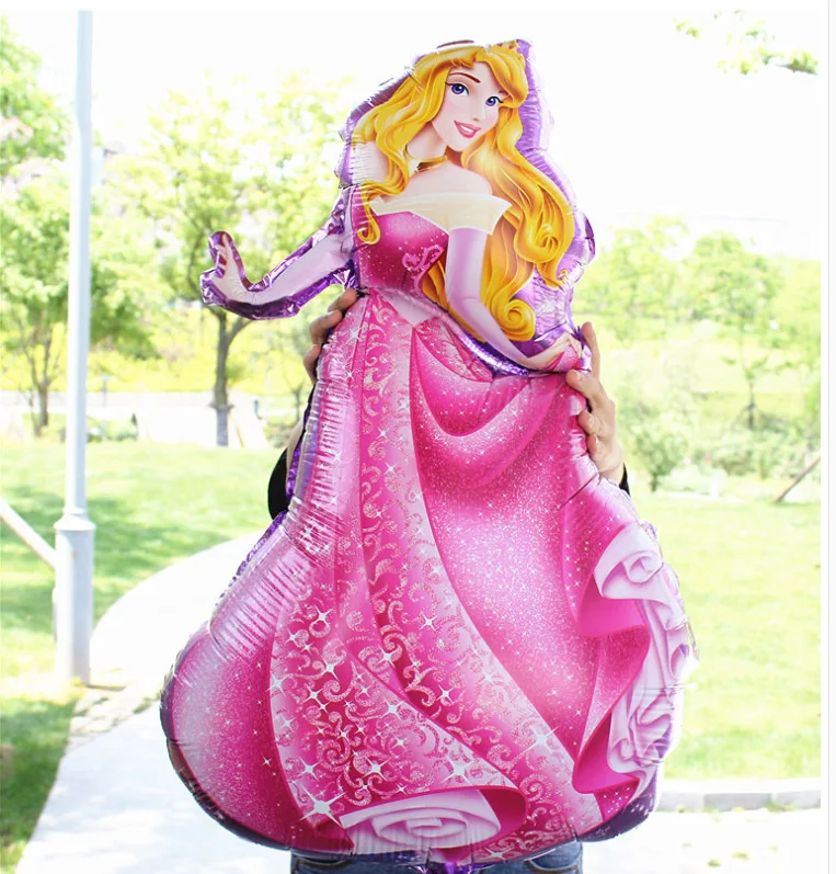 55*90 см красивый воздушный шар с принцессой алюминиевые пленки шары для свадьбы и дня рождения вечерние декоративный шар питания Дети Девочка любимая игрушка подарок