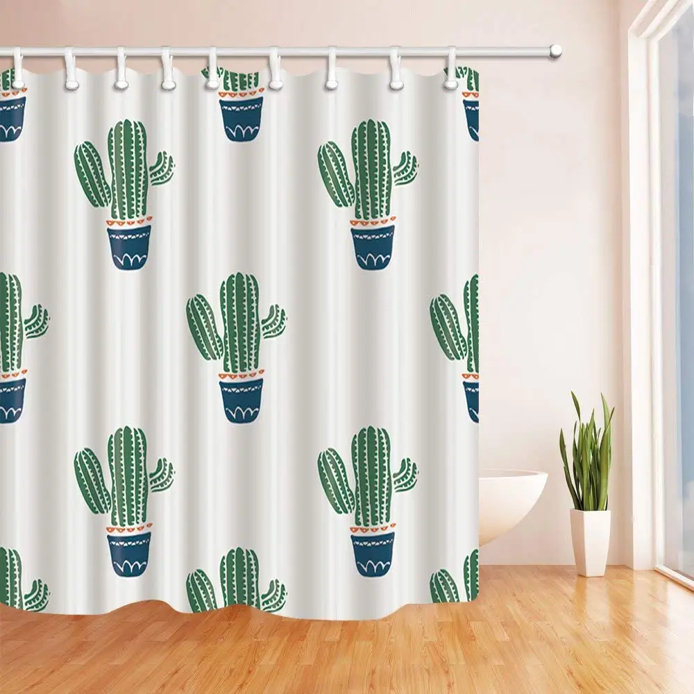 Succulent Cactus Decor Small Cartoon Saguaro Cactus in the Potted