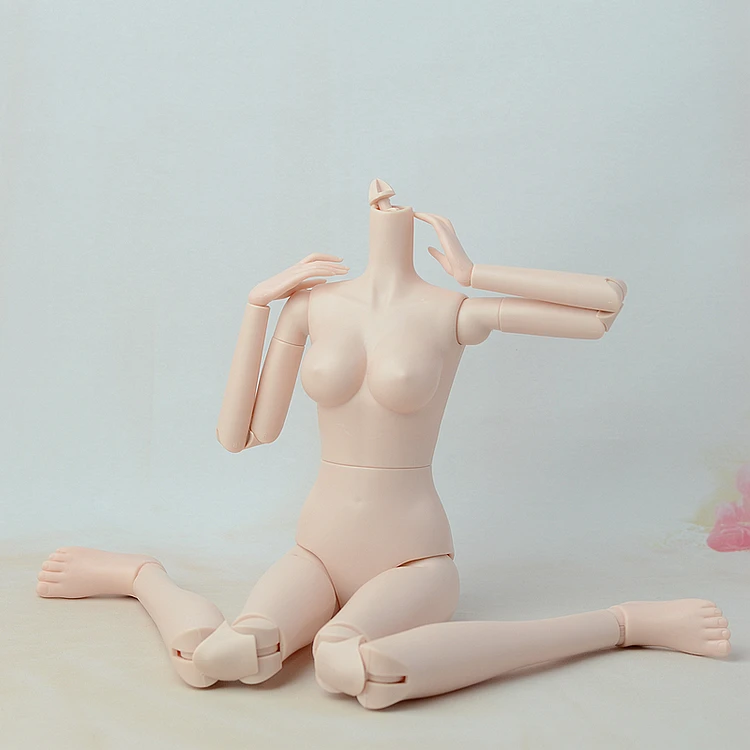 1/4 BJD обнаженные куклы с 3D глазами подвижные суставы тела DIY голова тела куклы аксессуары