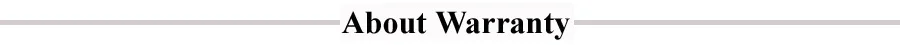warranty