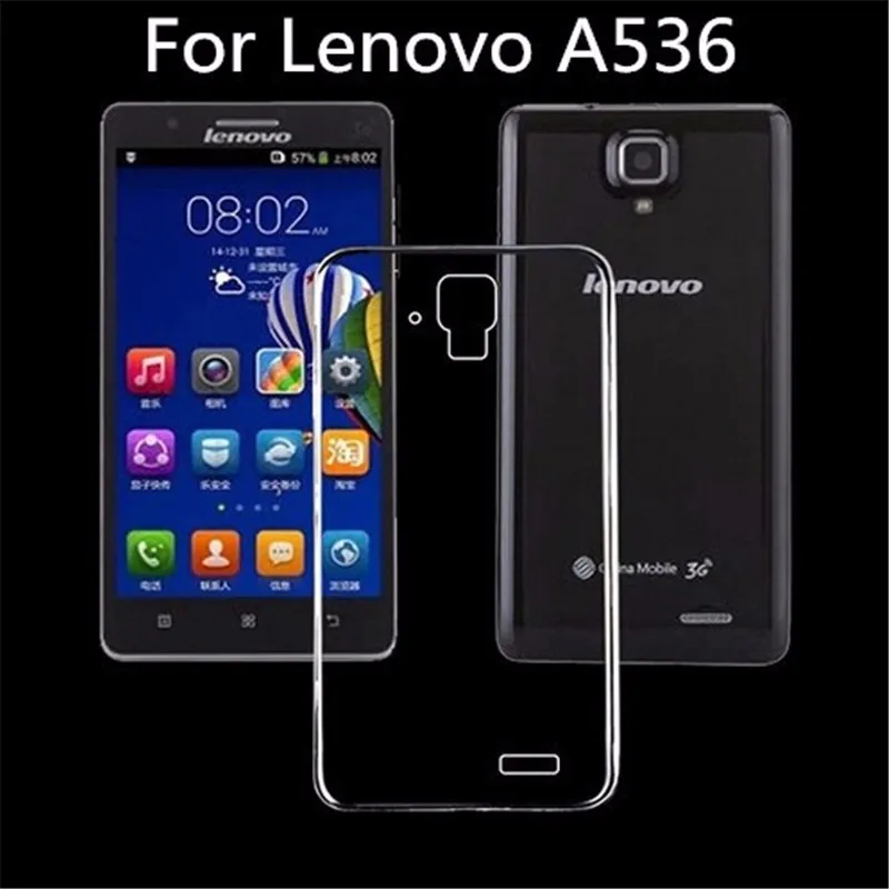 Для lenovo A536 случае ультратонкие прозрачные мягкие хорошее защитный силиконовый