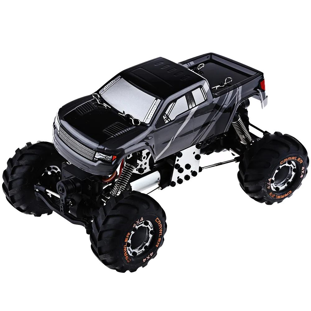 

New High Speed mini RC Toy Car 1:24 HBX 2098B 4 Wheel Drive Remote Control Car 2.4G Metal Structure Absorption Present for Kids