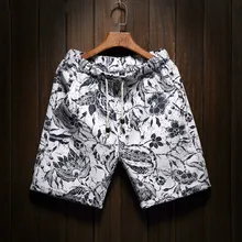 Мужские летние шорты, Брендовые мужские пляжные шорты, новые модные льняные шорты для отдыха, свободные прямые удобные Бермуды, большой размер M-5XL