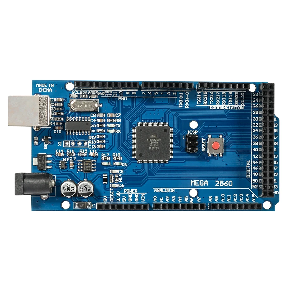 Мега 2560 R3 AVR USB модуль доска ATmega2560-16AU CH340G+ Бесплатный usb-кабель для arduino