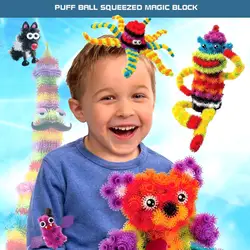 100-1200 шт. 3D Puzzle игрушки DIY сборки Puff мяч сжатый шар творческие развивающие игрушки для детей Подарки