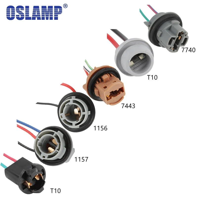 Oslamp 2pc T10 1156 1157 7440 7443 Headlight Bulb Holder Extension Automotive Wire Halogen Adapter Socket Lamp Connector Wire Aliexpress Oslamp 2pc T10 1156 1157 7440 7443 Headlight Bulb Holder Extension Automotive Wire Halogen Adapter Socket Lamp Connector Wire Aliexpress
