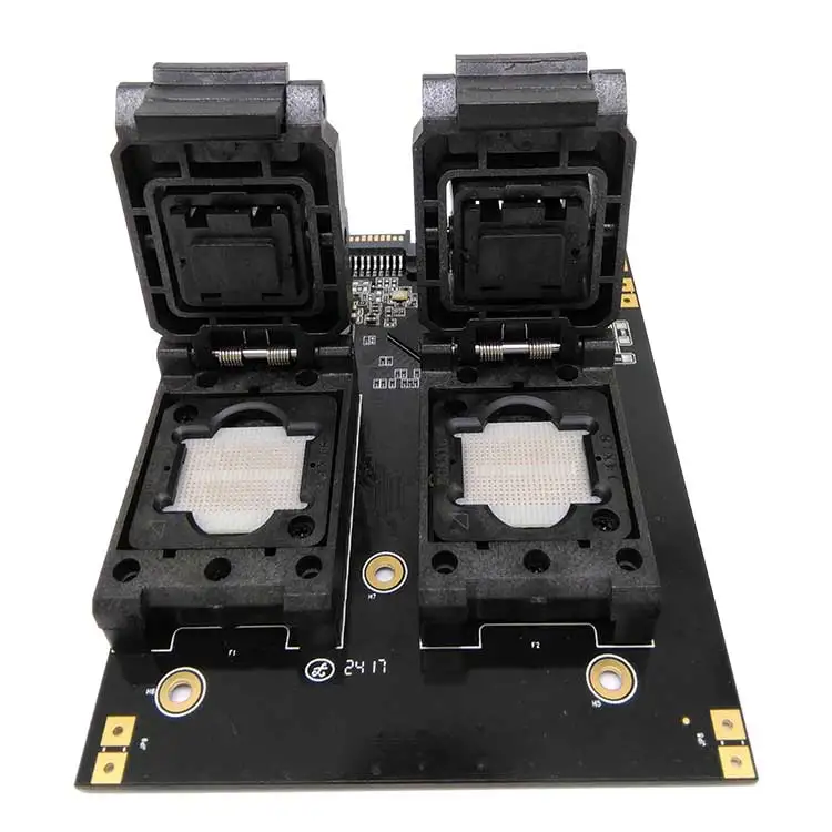 BGA316 clamshell test fixture pitch 0.8mm with SM2258H main controller