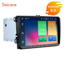 Seicane Universal 9″ 2din Android 8.0 Bluetooth GPS system Car Radio for VW Polo Golf T5 BORA Skoda Octavia Fabia Yeti Seat Leon