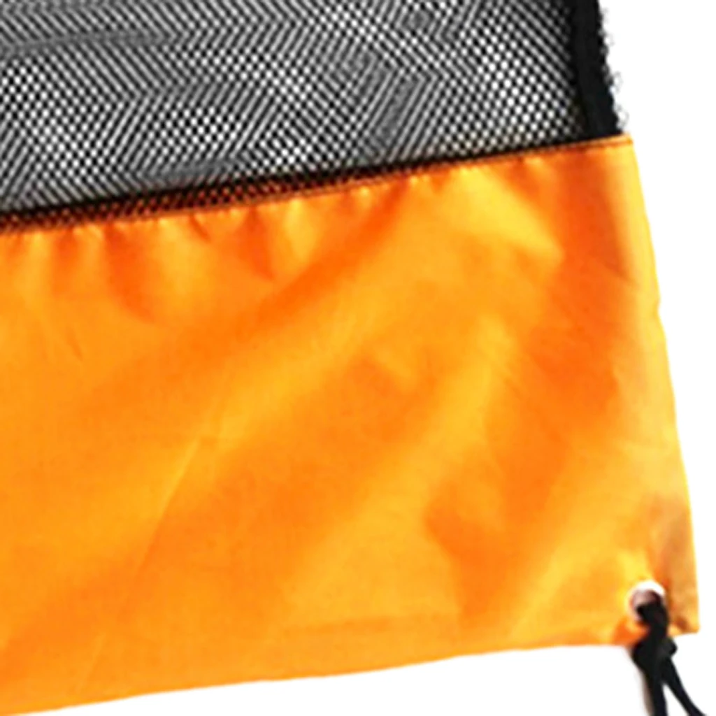 Adjustable 20KG Mesh Drawstring Bag for Snorkeling Scuba Diving Fins Goggles Mask Swimming Swim Dive Water Sports Accessories