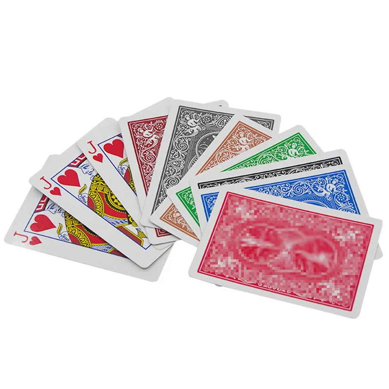 Изменения цвета карты волшебные фокусы веселье крупным планом магические карты набор покер магический ментализм иллюзия, трюк, реквизит аксессуары маг