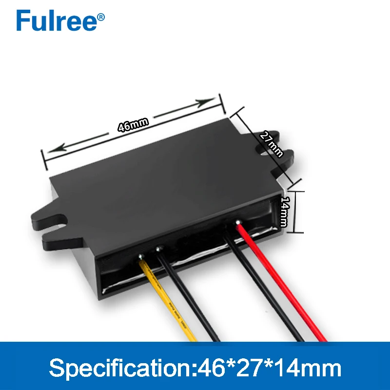 12V до 3,3 V 3,7 V 4,2 V 5V 6V 7,5 V 9V 2A 3A DC понижающий автомобильный преобразователь питания DIY понижающий стабилизатор напряжения модуль водонепроницаемый