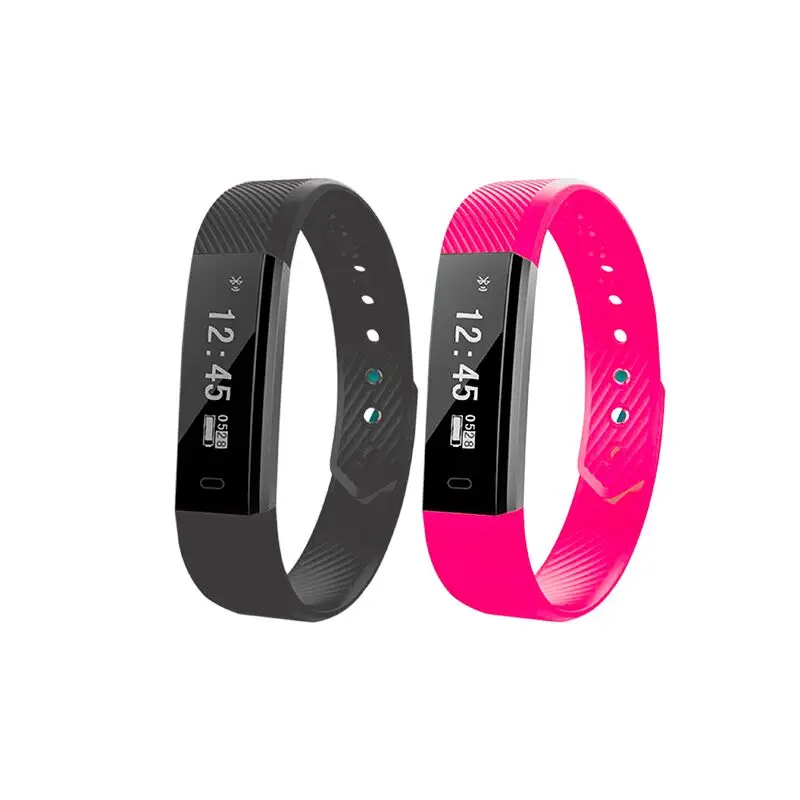 ID115 Smart Bracelet Fitness Tracker Step Counter With Sleep Monitor Smart Watch Alarm Clock Wristband for