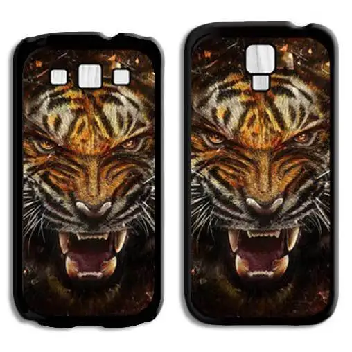 Angry Tiger Wholesale Plastic Custom Cell Phones Cover Case for for