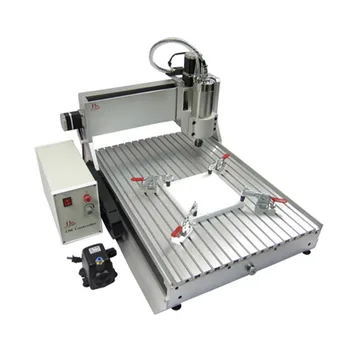

LY CNC 6040 800W drilling millling machine with Ball screw water cooling spindle and limit switch cnc router
