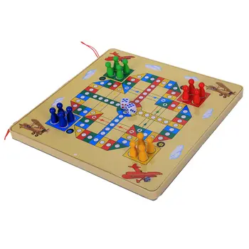 

MWZ 2 in 1 Magnetic Maze with Flying Chess Double-faced Labyrinth Maze Educational Interactive Toys, City