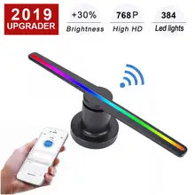 768*768 HD Проекция 3D Голограмма рекламный проектор 1800lm телефон 8 Гб WiFi управление мини-проектор