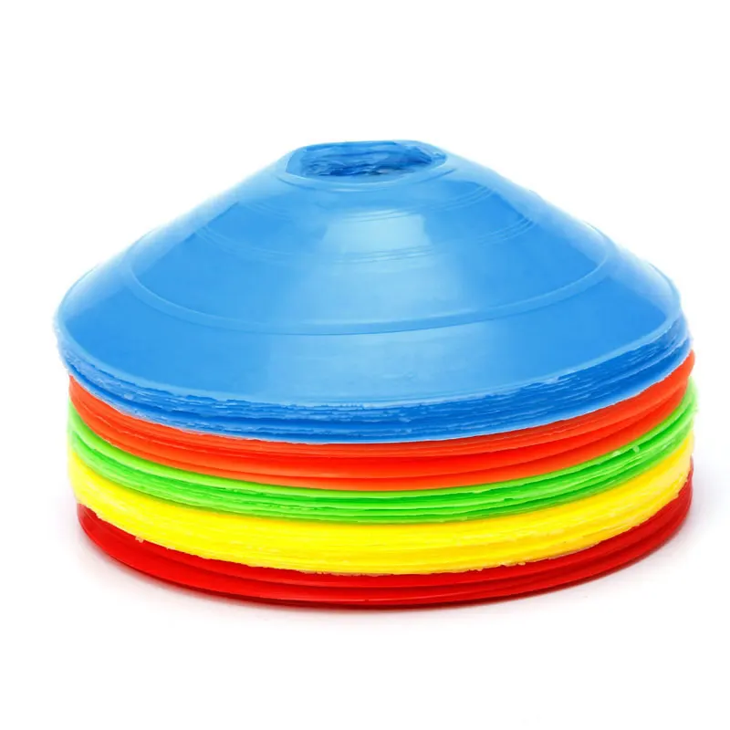 

New 10pcs/lot 19cm Cones Marker Discs Soccer Football Training Sports Entertainment Accessories