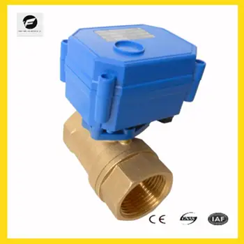 

CWX-15N 1'' DN25 electric ball valve DC12v motorized valve with two wires CR01 for water treatment,HVAC,water leak,water heater