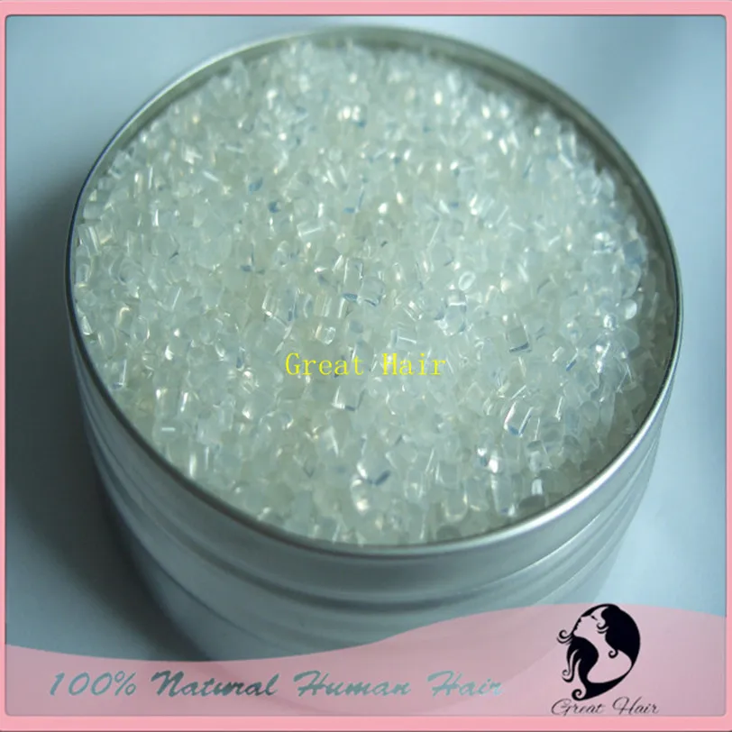 100% keratina hair extension Italian Grain 1kg High Purity Strong Adhesion Transparent Black Brown Fusion Glue Keratin Tools