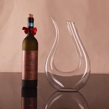 1 шт. 1500 мл ручной работы стеклянный графин Красного вина бренди Набор для декантации кувшин бар шампанское бутылка для воды стекло es подарок JS 1102