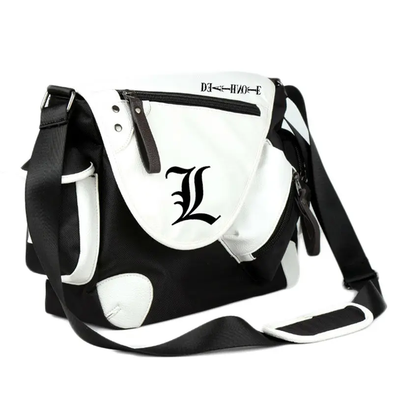 font b Anime b font Shoulder Bag Death Note Printing Crossbody Bags Cartoon Students School