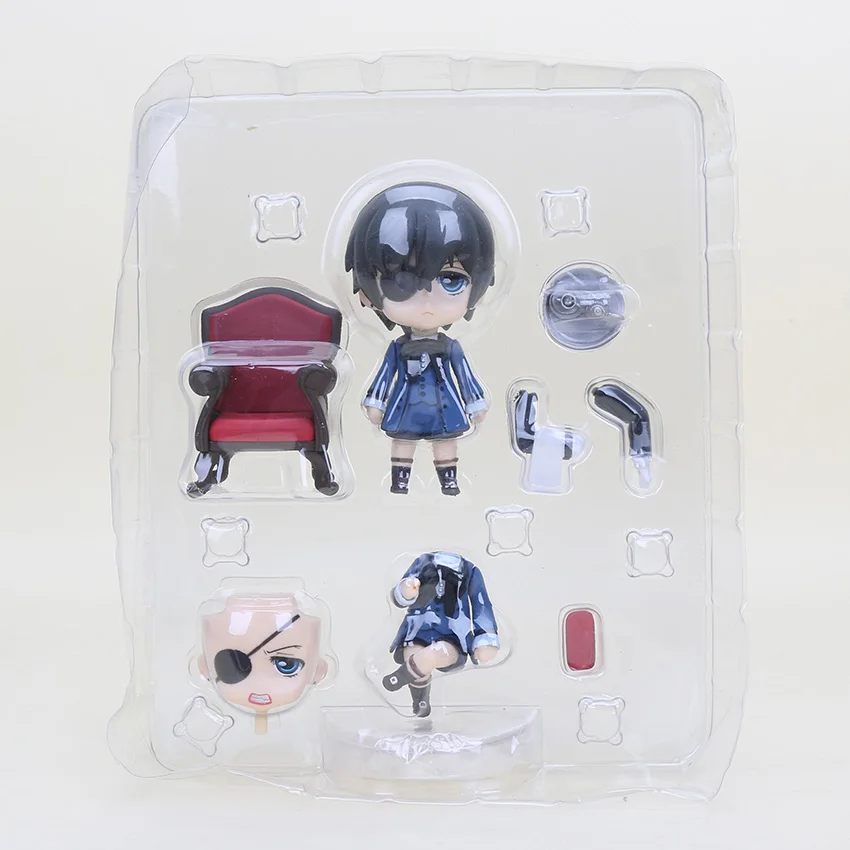 Сапоги для косплея Темный дворецкий аниме Рисунок Nendoroid Kuroshitsuji Ciel phantomhive Кукла Черный Дворецкий Себастьян Михаэлис 68 фигурка игрушки - Цвет: 117 no box