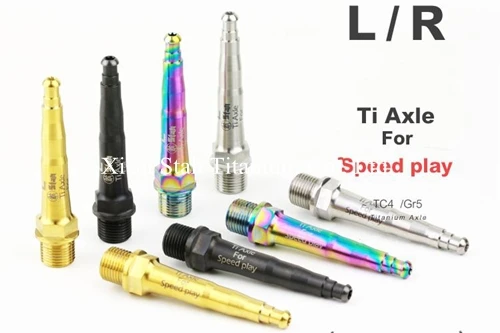 TitaniumTC4 Bicycle Pedal Axles / Spindles / Shafts 66g/pair for Bike Pedals Speedplay Speed Play Zero / X / Light Action TitaniumTC4 Bicycle Pedal Axles / Spindles / Shafts 66g/pair for Bike Pedals Speedplay Speed Play Zero / X / Light Action