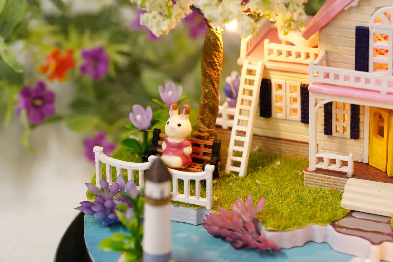 Diy Миниатюрный Кукольный домик 3D Пазл деревянный кукольный миниатюрные куклы для
