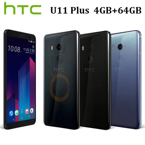 Version HTC U11 Plus U11 Dual SIM LTE Mobile Phone 4GB 64GB Snapdragon
Octa Core 6 0 1440x2880P 18 9 Full screen NFC Android Estimated Price :
US $278.52