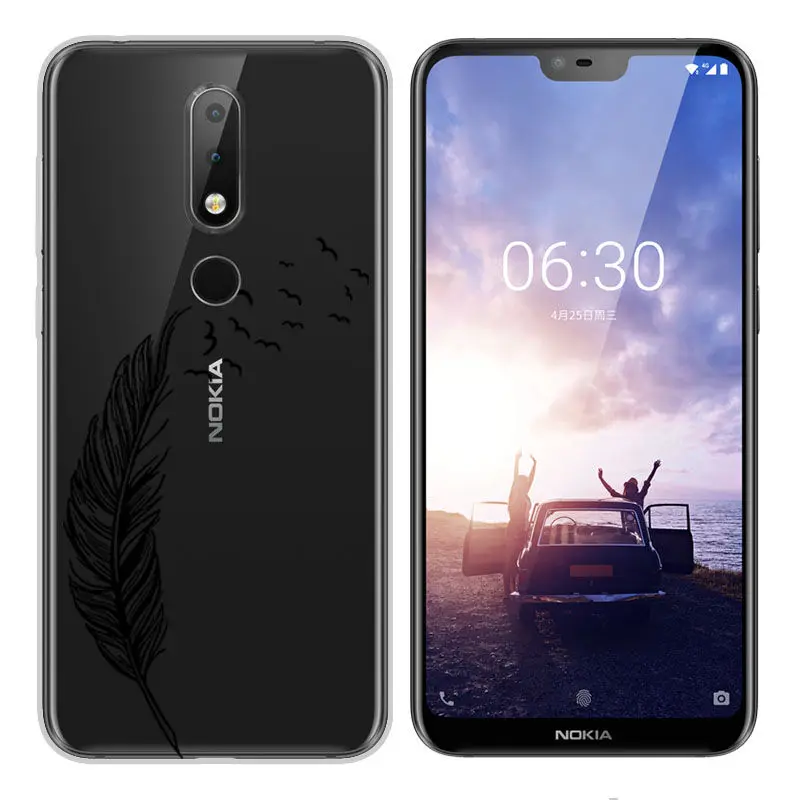 Arvin Soft TPU Case for Nokia 2 3 5 6 7 2017 Painted Cover for Nokia X6 2018 Nokia 6 2018 7 8 3.1 6.1 Protective Silicone Case  (14)