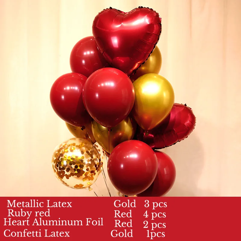 matellic 5+ruby 4 +confetti 2+heart 1