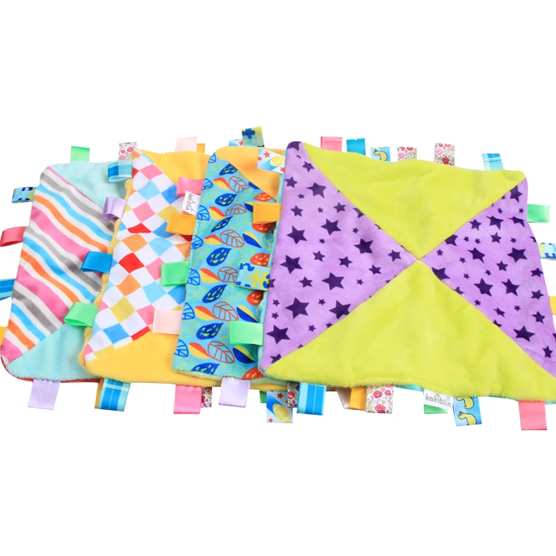 

3-24M Baby Appease Towel Infant Calm Blanket Comforting Toy Baby Soft Plush Cartoon Floral Doll Toys