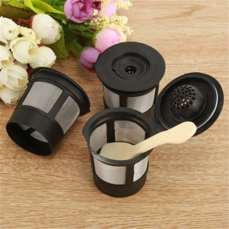 3 Reusable Refillable K Cup Coffee Filter Pod for Keurig K50 & K55 Coffee Makersin Coffee