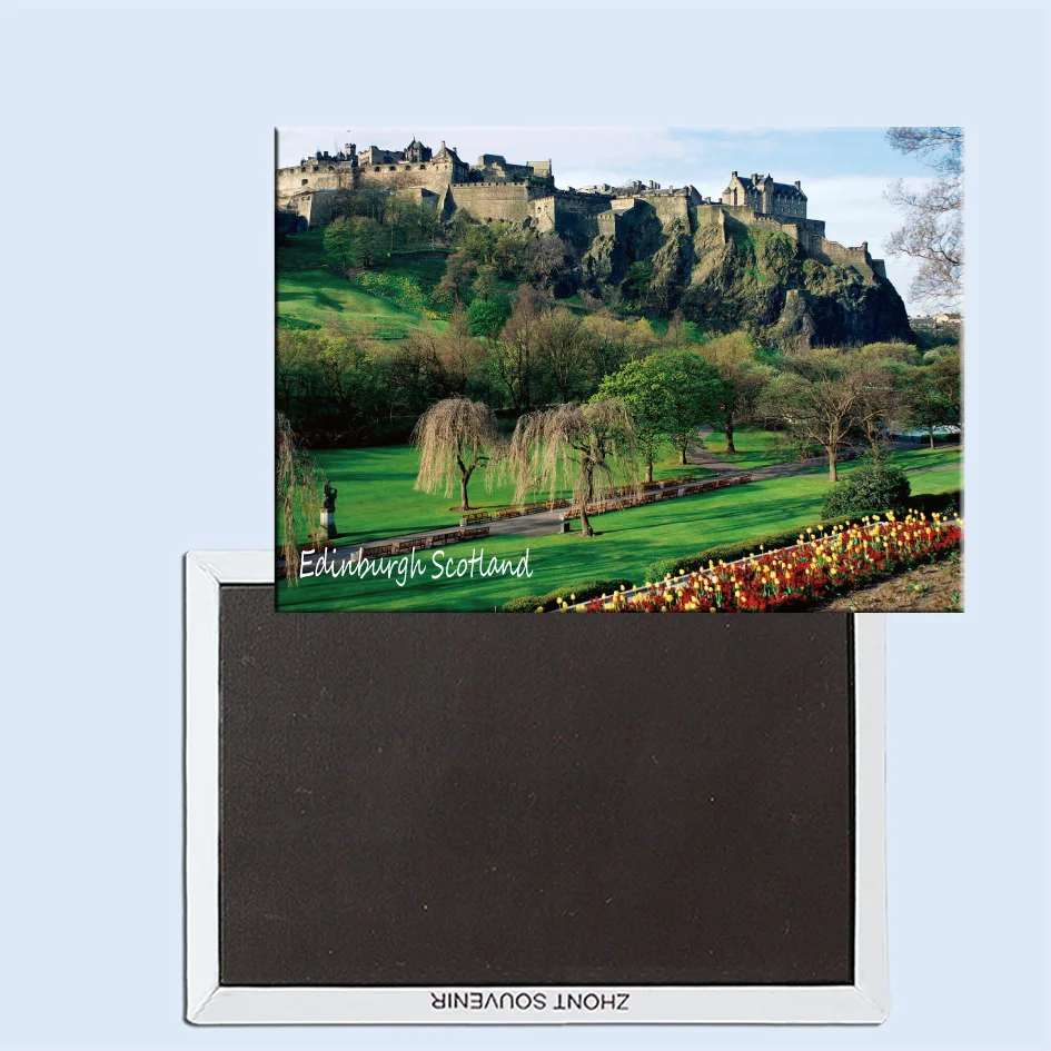 

Edinburgh Castle, Edinburgh, Scotland, Magnetic refrigerator stickers, tourist souvenirs, small gifts 24758