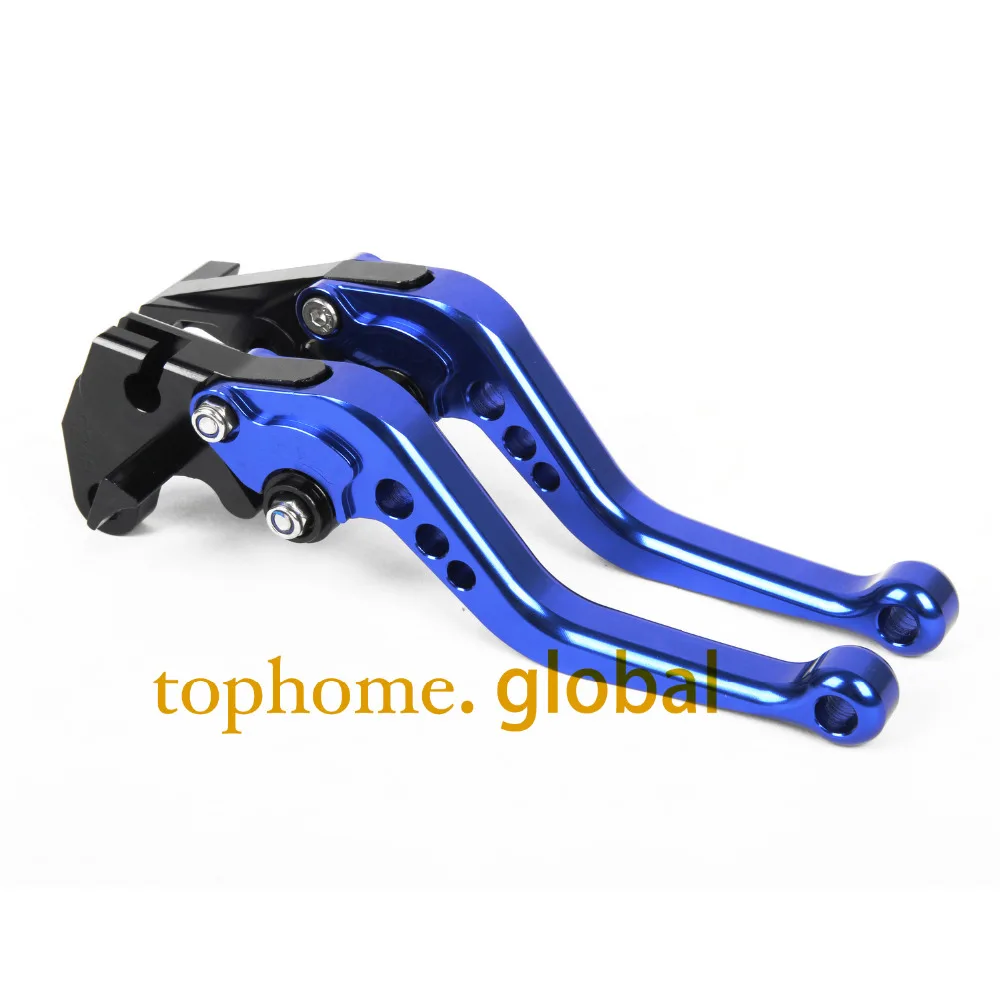 Короткие Рычаги сцепления с ЧПУ для Yamaha YZF600R Thundercat 1996 2007 синие 1997 1998 1999 2000 2001 2002 2003