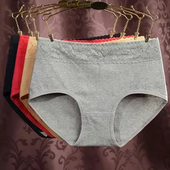 

iMucci Women's Physiological Pants Leak Proof Menstrual Women Panties Natural Cotton Health Seamless Briefs In the waist Warm