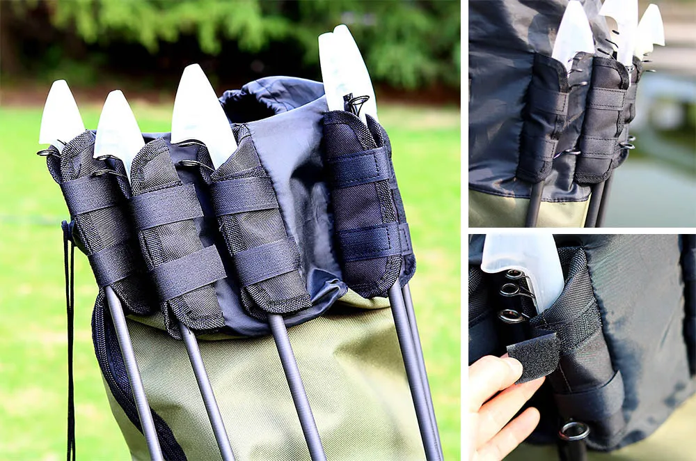 Bolsa de Pesca Mochila para Vara de Pesca Bolsa de Equipamento de Pesca Bolsa de Pescador Multifuncional Dobrável Ferramentas Dor 8 High Quality Esporte e Lazer