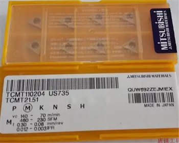 

10PCS CARBIDE INSERT TCMT110204 US735