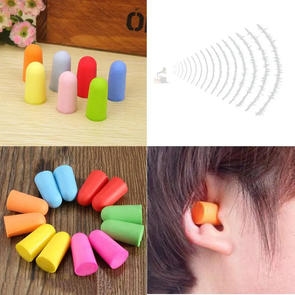 50 пар мягких классических пенопластовых затычек для ушей защита от шума защита ушей