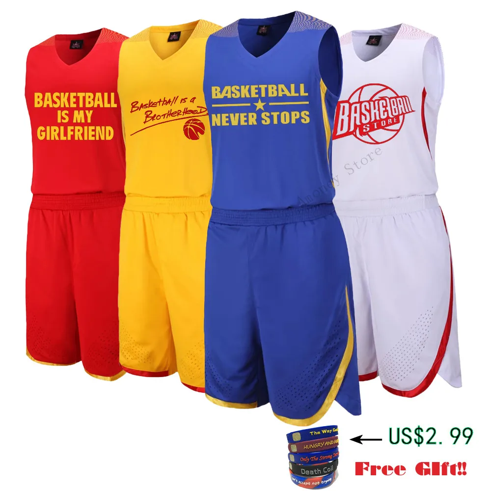 Adsmoney Top Quality basketball jerseys blank basketball sets man