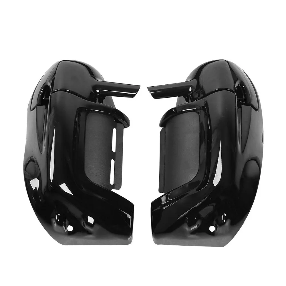 

Motorcycle 6.5'' Lower Vented Leg Fairing + Speaker Box Pods For Harley Touring Road King Road Street Electra Glide 1983-2013 12