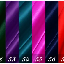 Нет. 49-60 цветов, 16 мм, Продавец много(6 м/лот), шелк Charmeuse Ткань, чистый цвет