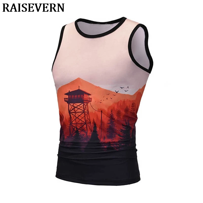 

Fashion Men Sleeveless 3D Cat Print Funny Tank Top Summer Casual Loose Streetwear Bodybuilding Camisa Beach Vests Tops