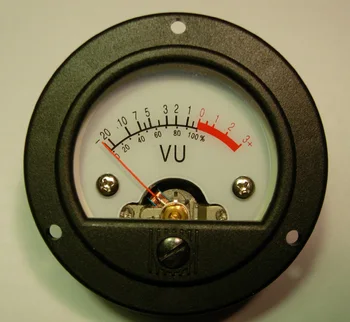 

S52 VU Head Level Meter DB Meter Power Meter Pointer Board Meter 52mm Warm Yellow Backlight
