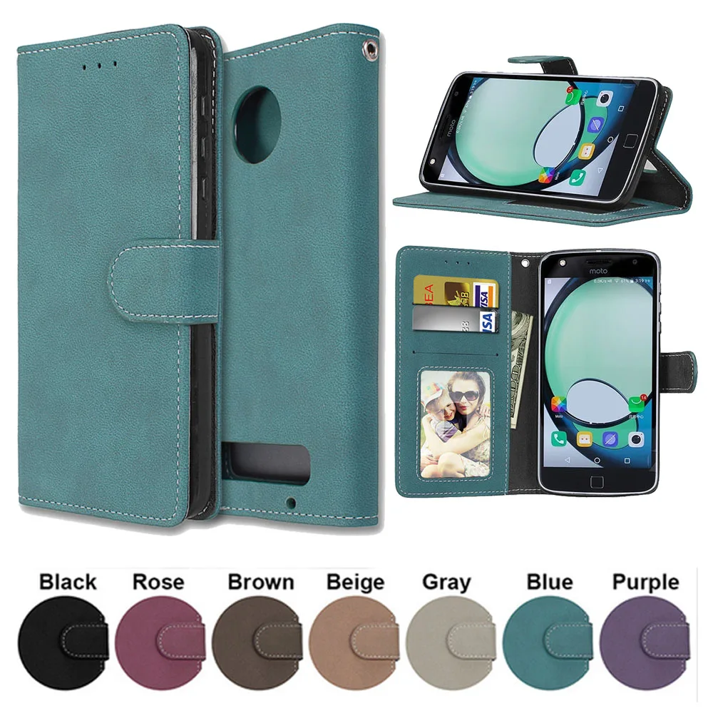 

For Motorola Moto Z Play Case PU Leather Stand For Motorola Moto G3 G4 C 2017 Plus G5 X4 X Play M E3 Flip Case Cover Phone Bag